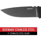 Coast F402 4 In. Stainless Steel Fixed Blade Knife Image 3