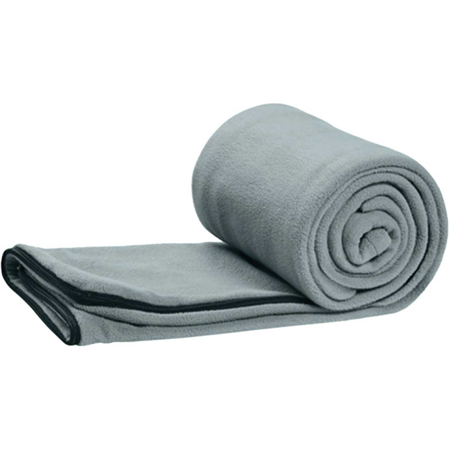 Coleman Stratus 50 Deg F 33 In. W. x 75 In. L. Fleece Sleeping Bag Image 1