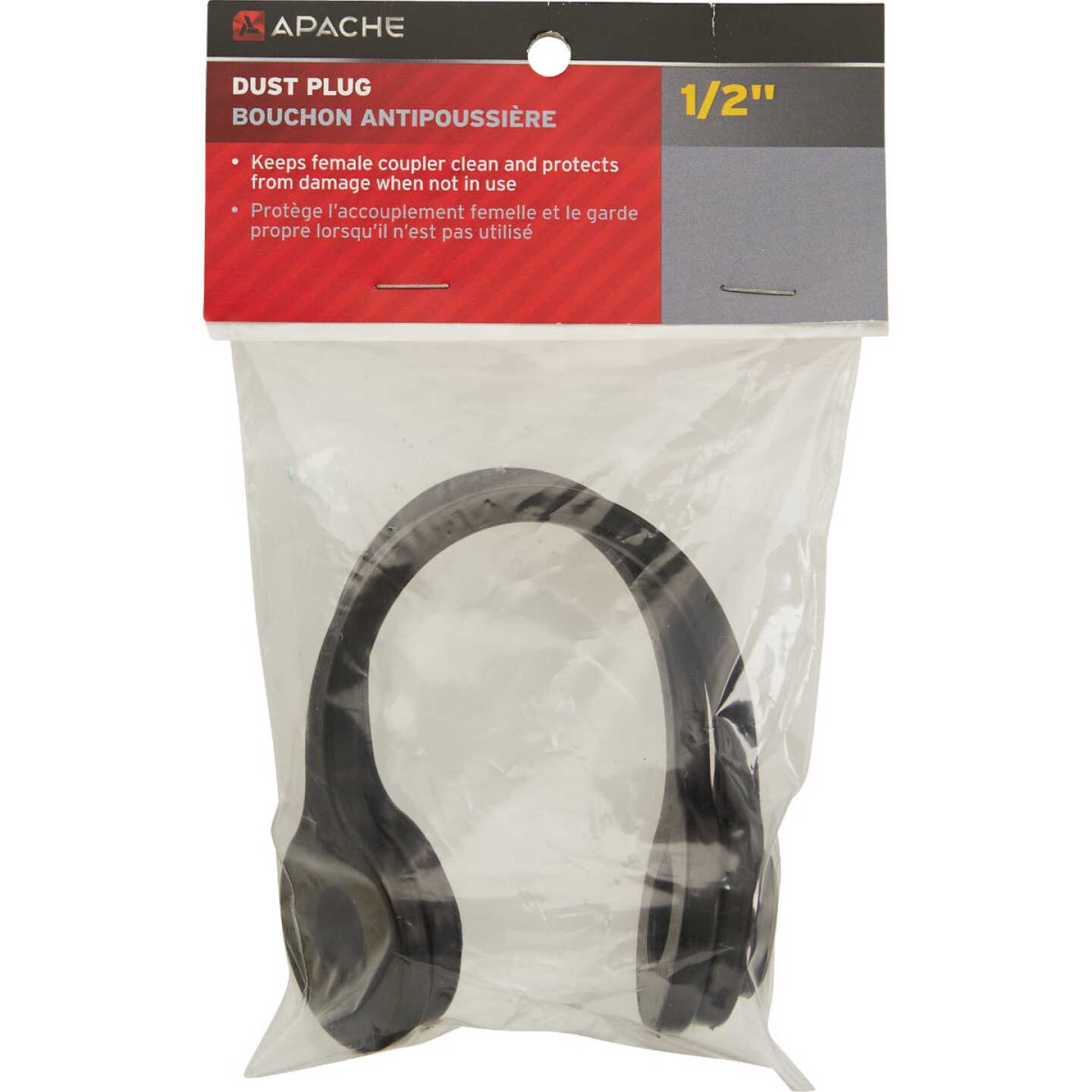 Apache 1/2 In. Rubber Female Hydraulic Dust Cap (2-Pack) Image 2
