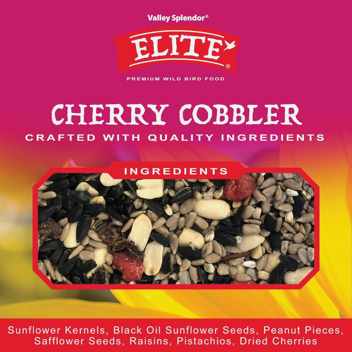 Valley Splendor Elite 5 Lb. Cherry Cobbler Premium Wild Bird Food Image 5