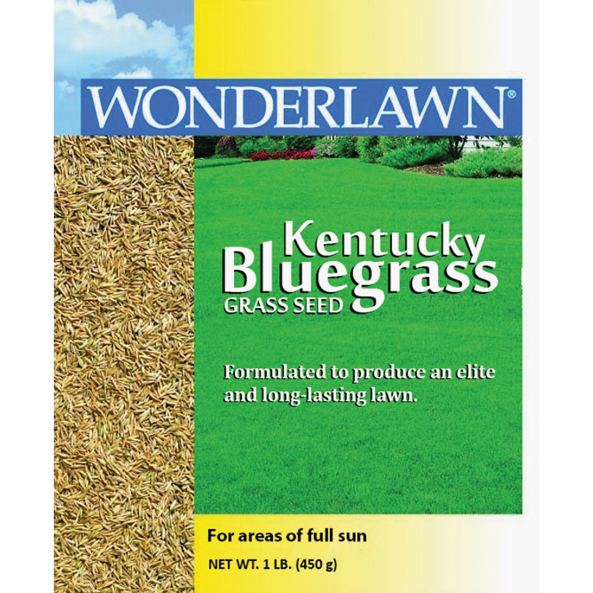 Wonderlawn 1 Lb. 500 Sq. Ft. Coverage Kentucky Bluegrass Grass Seed Image 1