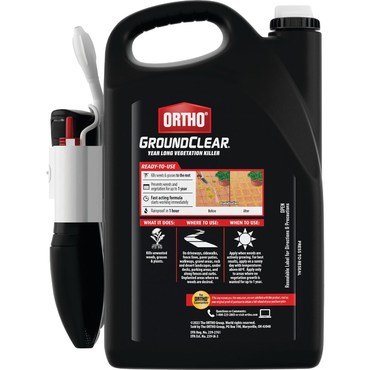 Ortho GroundClear 1 Gal. Year Long Vegetation Killer with Comfort Wand Image 2