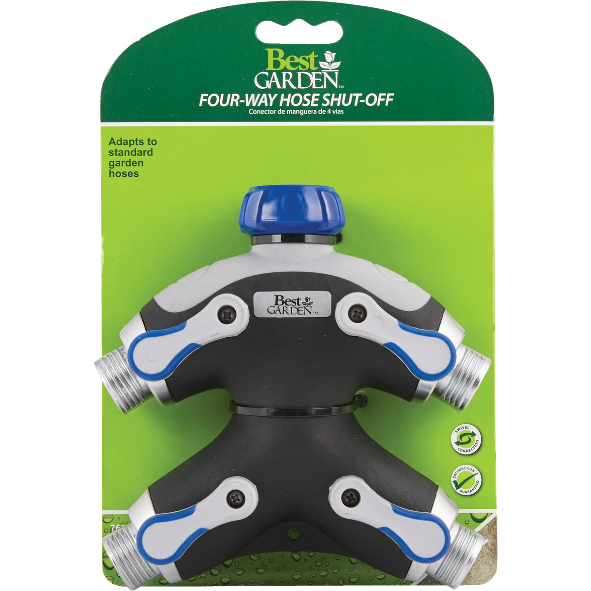 Best Garden Metal 4-Outlet Hose Shutoff Manifold Image 2