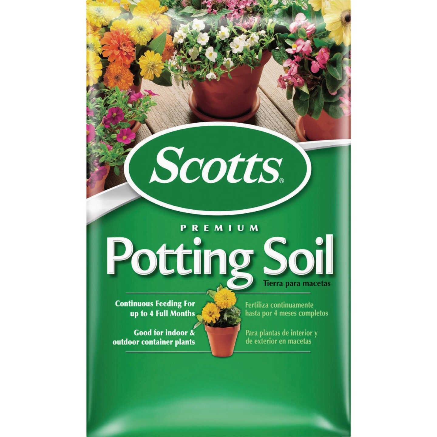 Scotts 1 Cu. Ft. Premium Potting Soil with Fertilizer Image 1