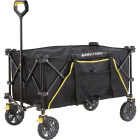 Gorilla Carts 7 Cu. Ft. Black Collapsible All Terrain Utility Cart Image 1
