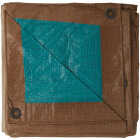 Do it Best 1 Side Green/1 Side Brown Woven 10 Ft. x 20 Ft. Medium Duty Poly Tarp Image 3