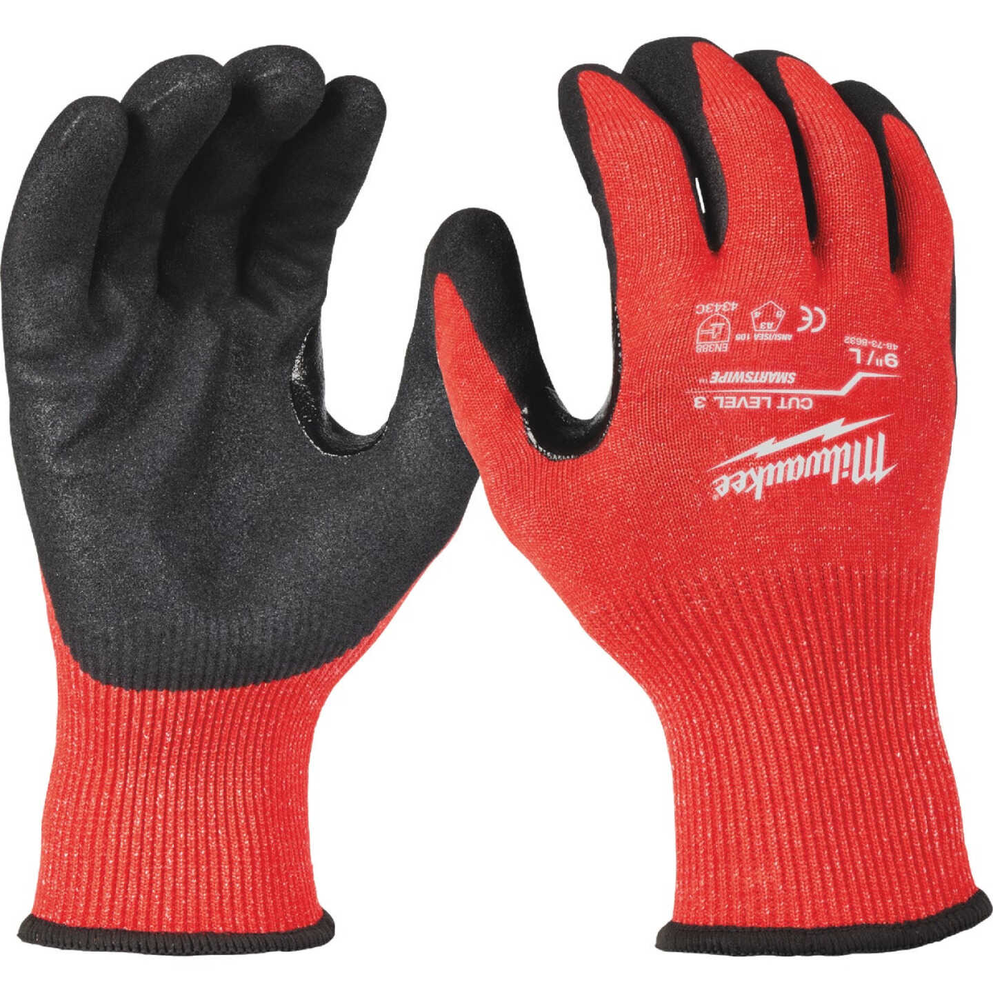 Milwaukee Unisex Large Nitrile Coated Cut Level 3 Work Glove Image 1