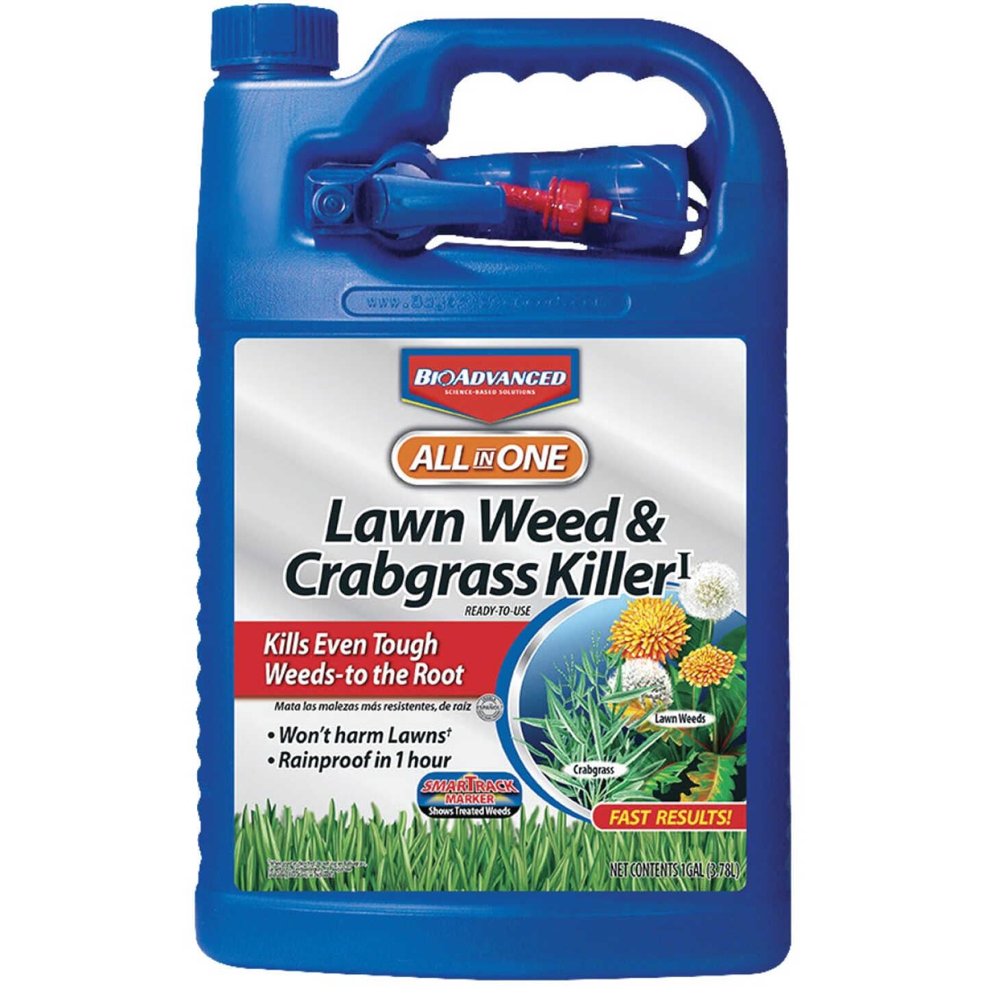 BioAdvanced All-in-1 1 Gal. Ready To Use Trigger Spray Crabgrass & Weed Killer Image 1