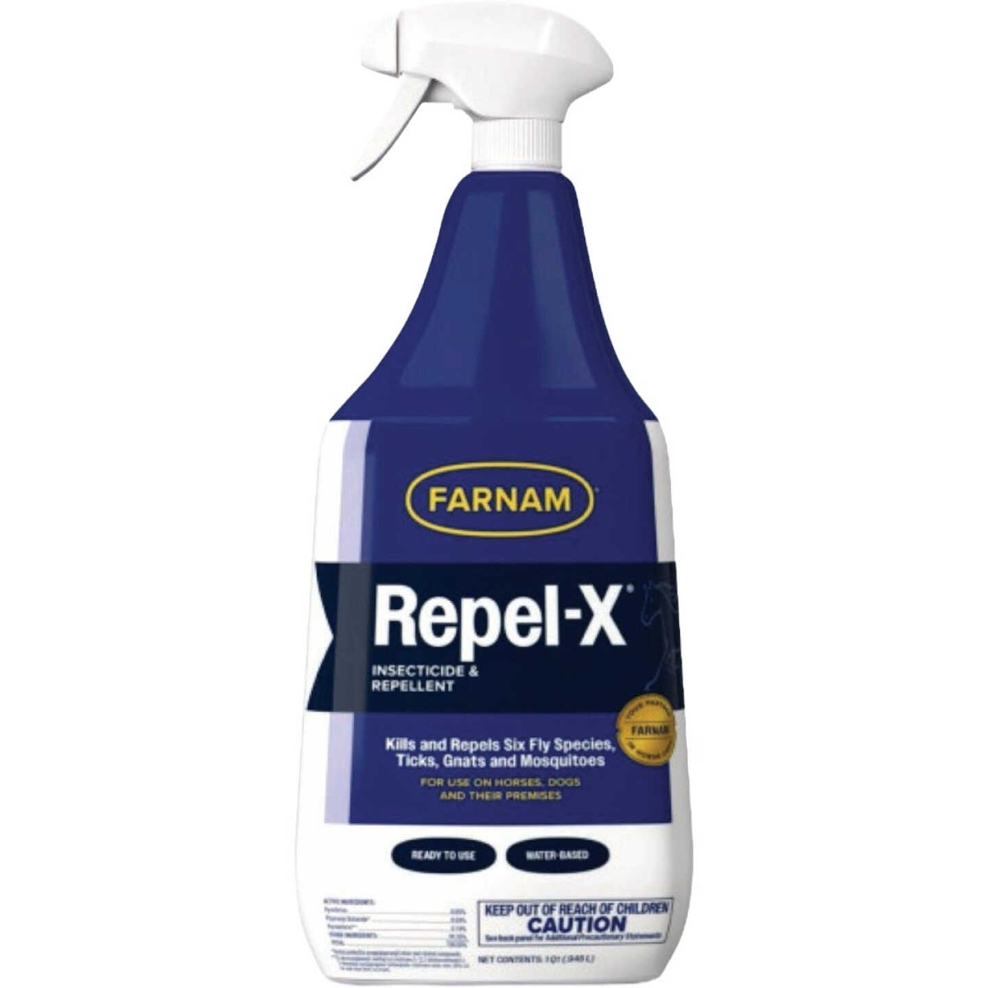 Farnam Repel-X 32 Oz. Trigger Spray Insecticide & Repellent for Horses Image 1