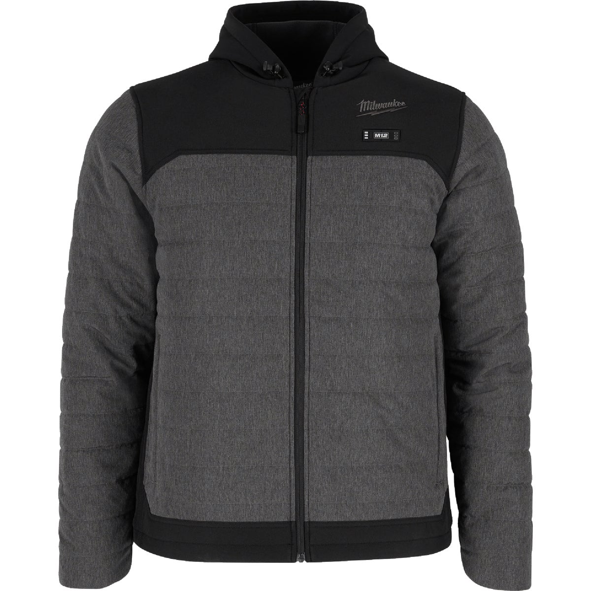 Milwaukee M12 AXIS Men's Gray Cordless Heated Jacket, 2XL