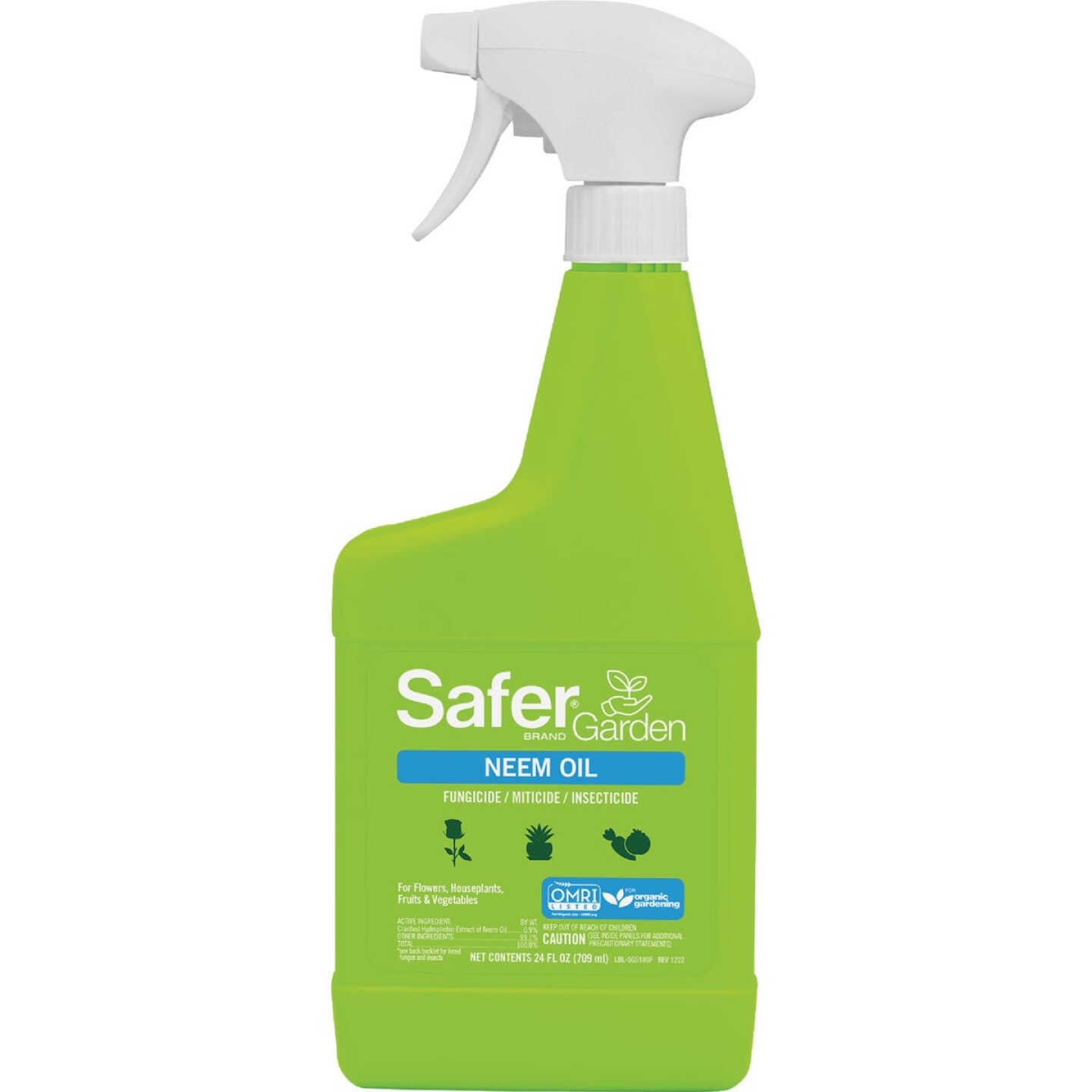 Safer Garden 24 Oz. Ready To Use 3-in-1 Neem Oil Trigger Spray Image 1