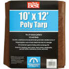 Do it Best 1 Side Green/1 Side Brown Woven 10 Ft. x 12 Ft. Medium Duty Poly Tarp Image 2