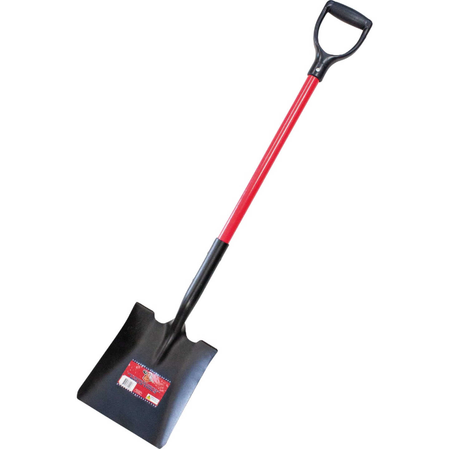 Bully Tools 33 In. Fiberglass D-Handle Square Point Shovel Image 1