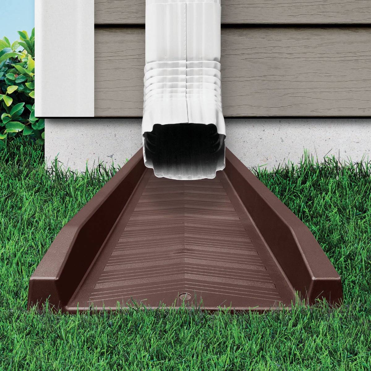 Master Mark 11 In. W. x 2.25 In. H. x 24 In. L. Chocolate Chevron Splash Block Image 2