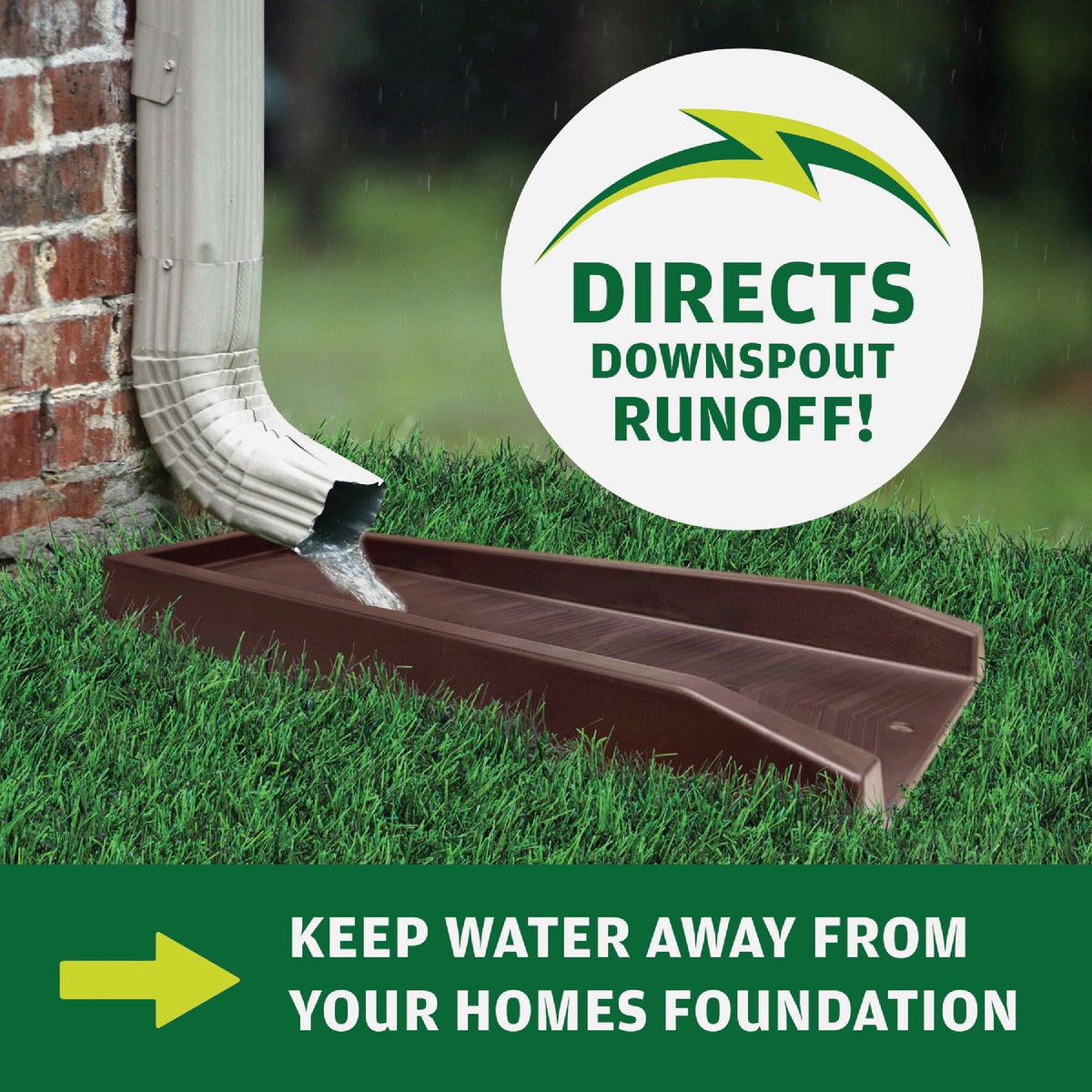 Master Mark 11 In. W. x 2.25 In. H. x 24 In. L. Chocolate Chevron Splash Block Image 3