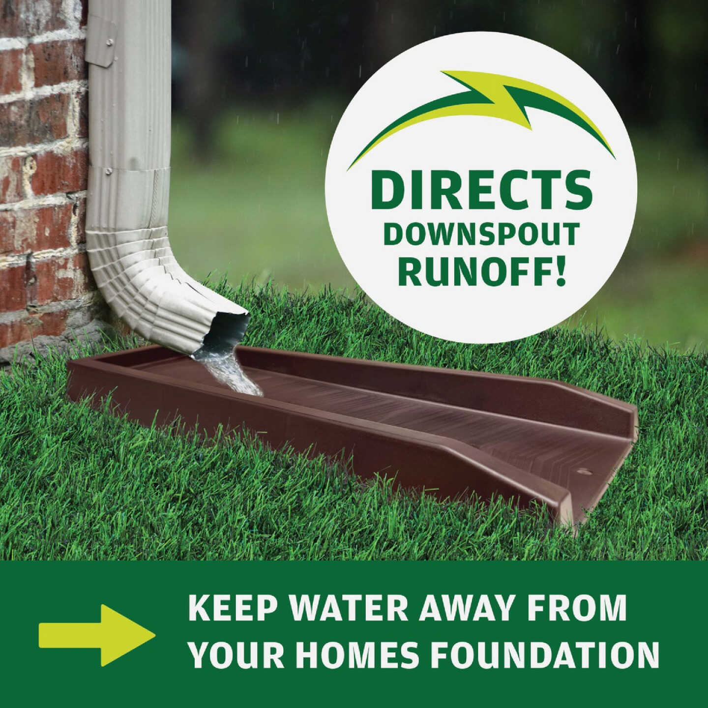 Master Mark 11 In. W. x 2.25 In. H. x 24 In. L. Chocolate Chevron Splash Block Image 3