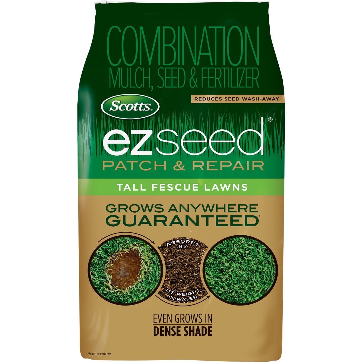 Scotts EZ Seed 10 Lb. 225 Sq. Ft. Patch & Repair For Tall Fescue Lawns Mulch, Seed and Fertilizer Combination