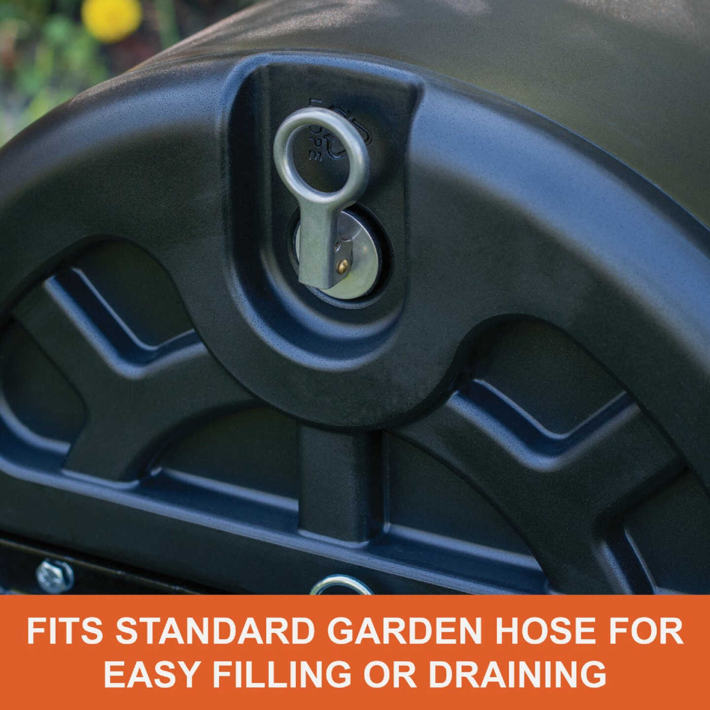 Agri-Fab 18 In. x 24 In. Poly Push/Tow Behind Poly Lawn Roller Image 2