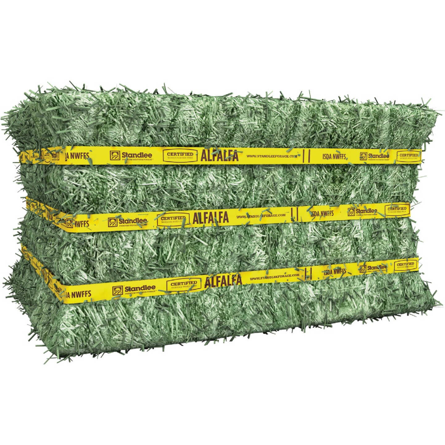 Standlee Premium Western Forage 50 Lb. Certified Alfalfa Compressed Bale Image 1