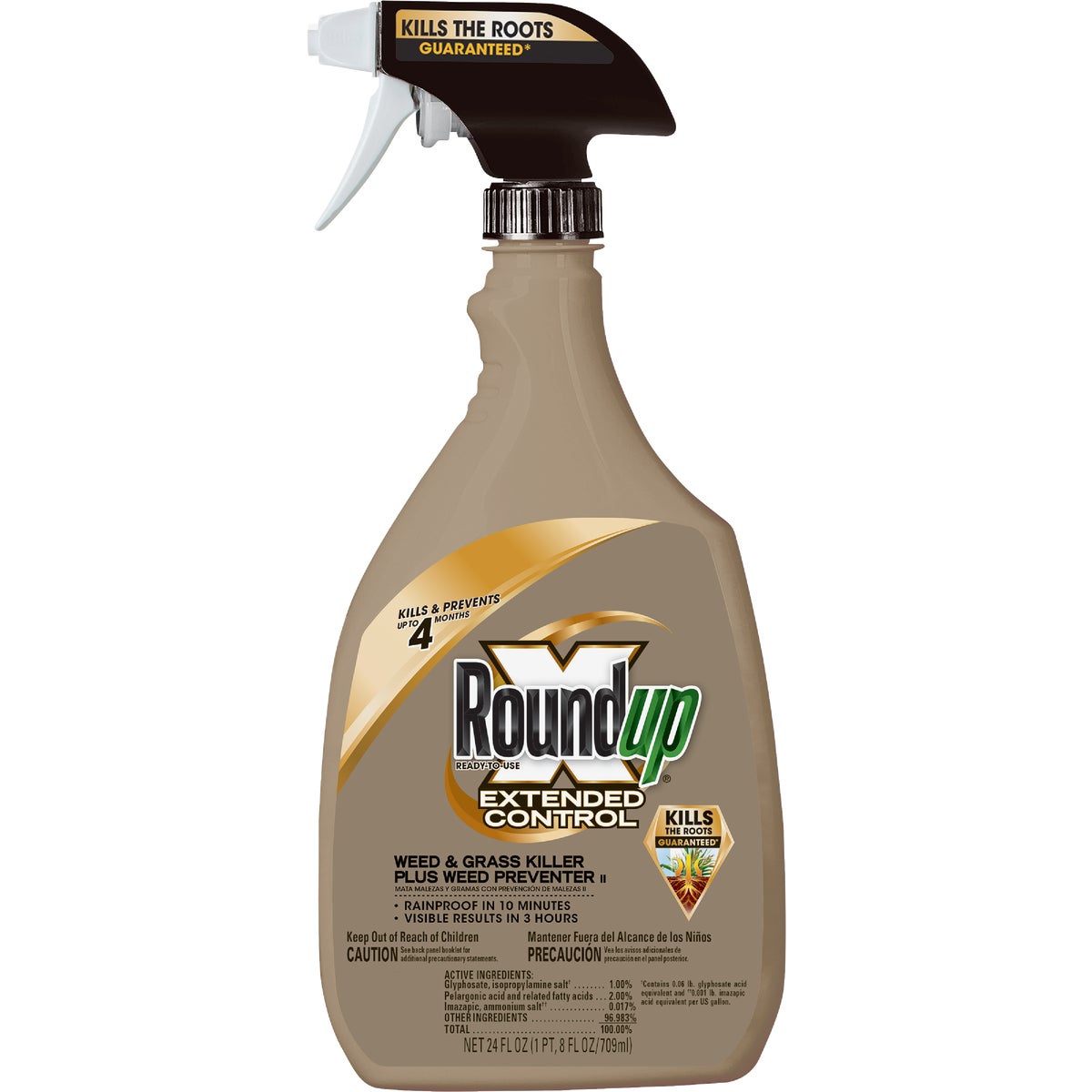 Roundup Extended Control 24 Oz. Ready-To-Use Trigger Spray Weed & Grass Killer Plus Weed Preventer II