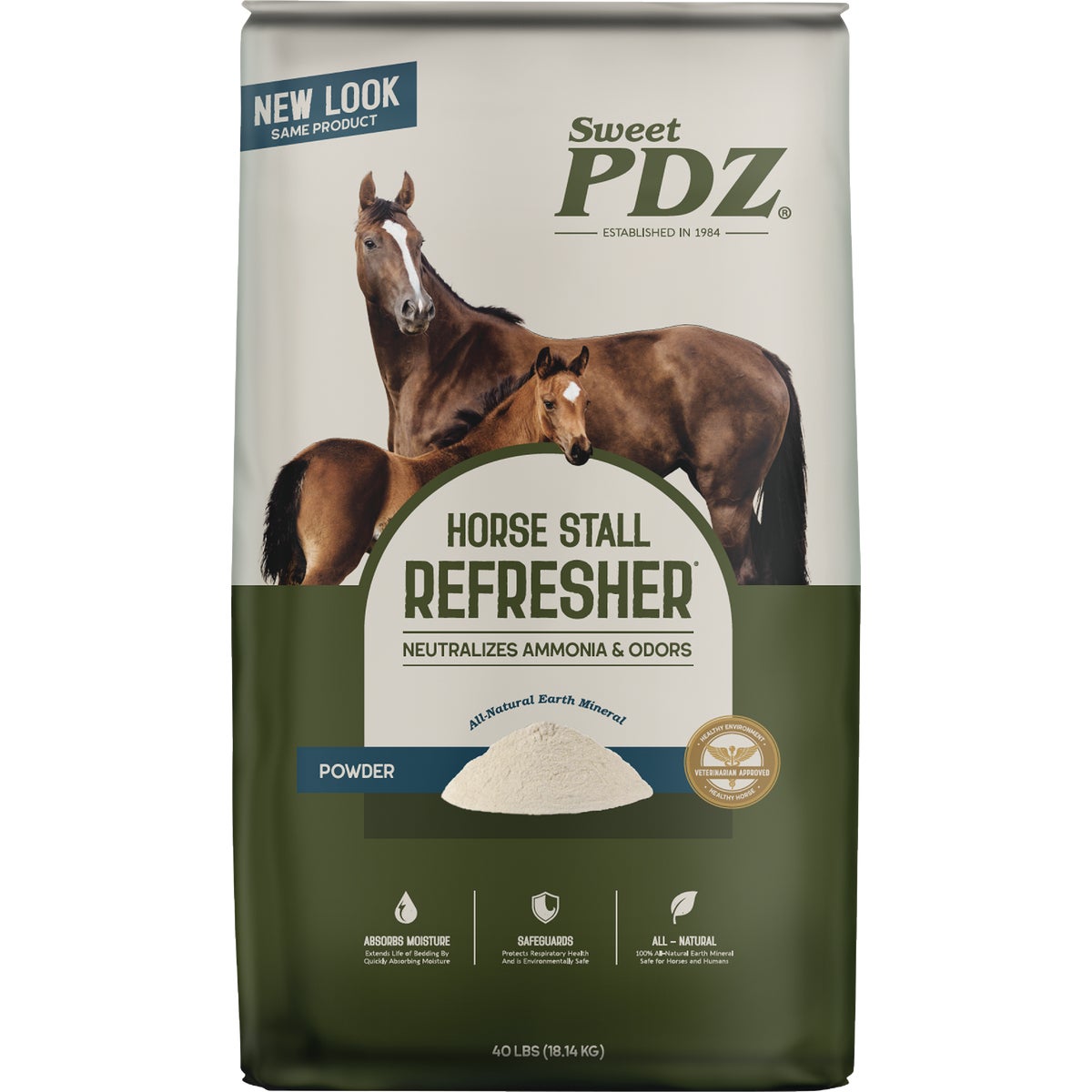 Sweet PDZ 40 Lb. Horse Stall Refresher Powder Image 1