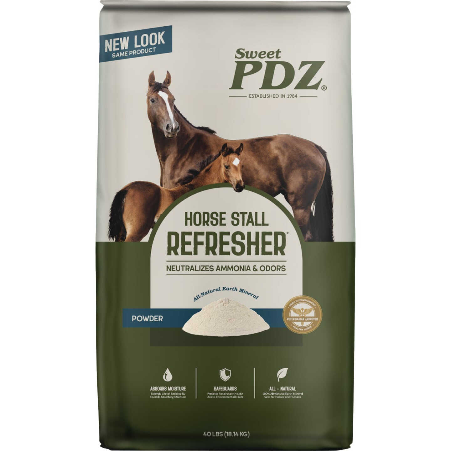 Sweet PDZ 40 Lb. Horse Stall Refresher Powder Image 1