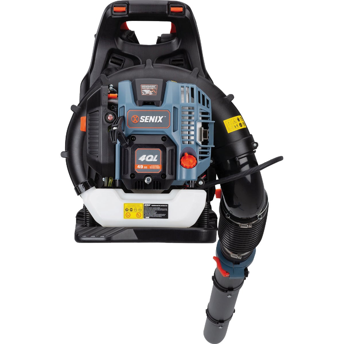 Senix 4QL 49cc 4-Cycle Gas Powered Backpack Leaf Blower Image 5