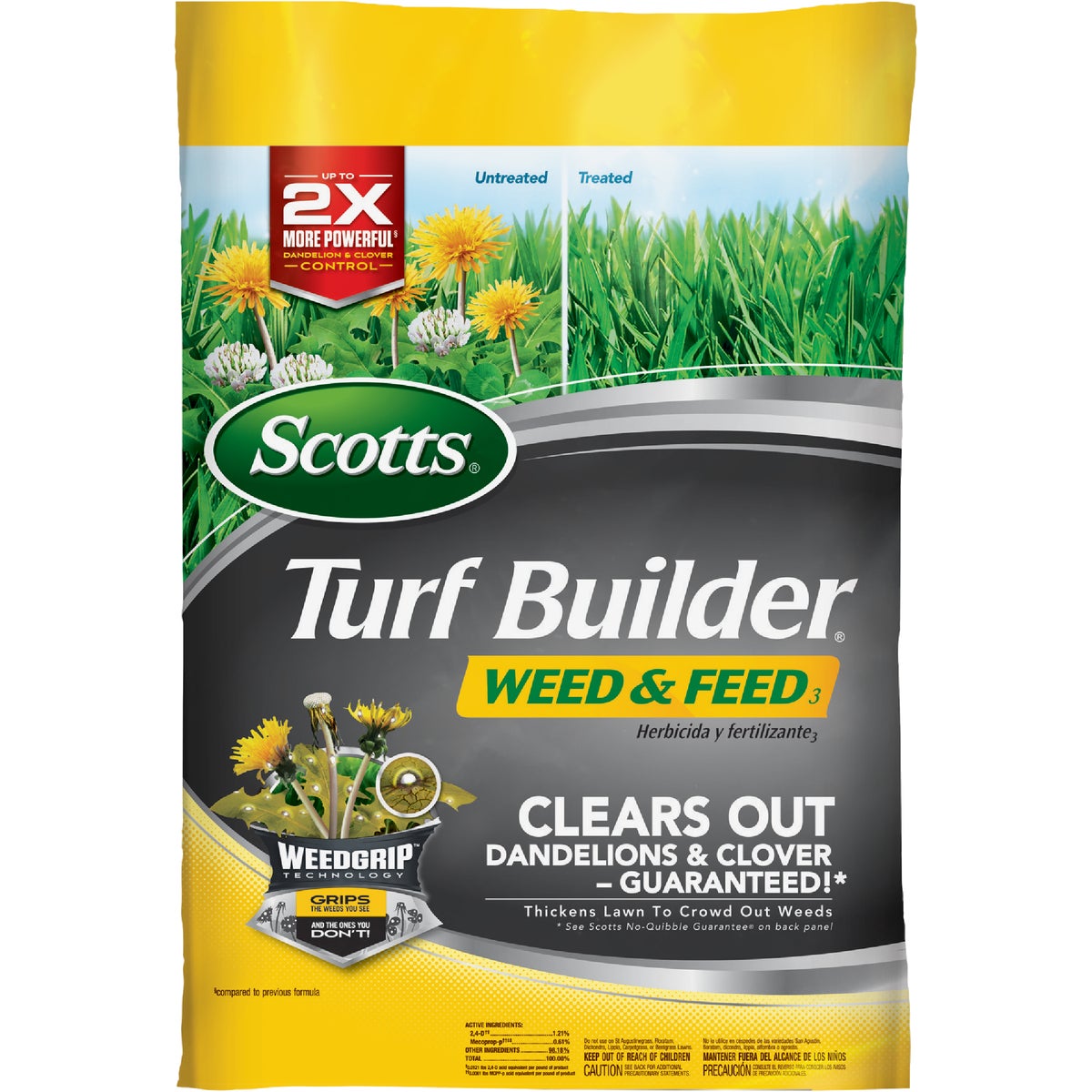 Scotts Turf Builder Weed & Feed 14.54 Lb. 5000 Sq. Ft. Weed Killer Plus Lawn Fertilizer