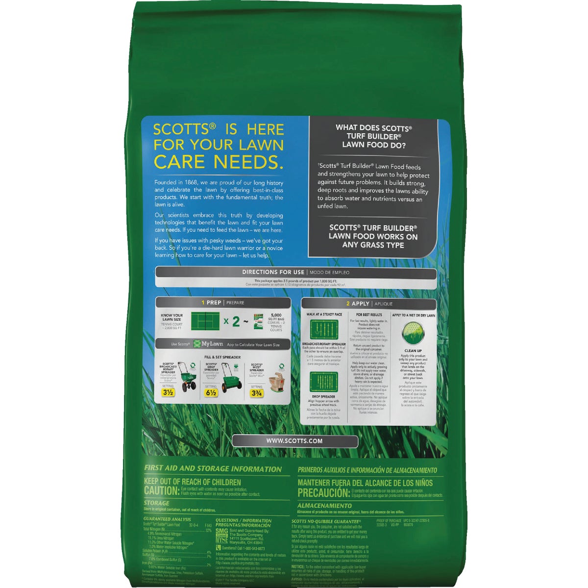 Scotts Turf Builder 12.5 Lb. 5000 Sq. Ft. Lawn Food Image 8