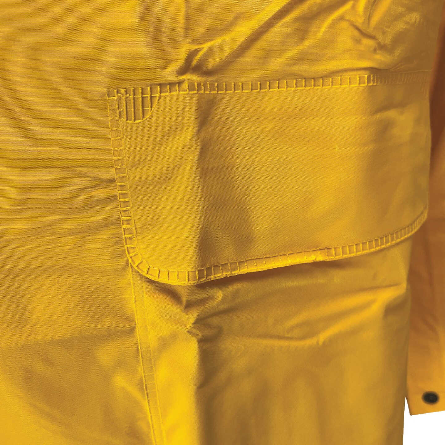 Boss Large Yellow PVC Rain Coat Image 7