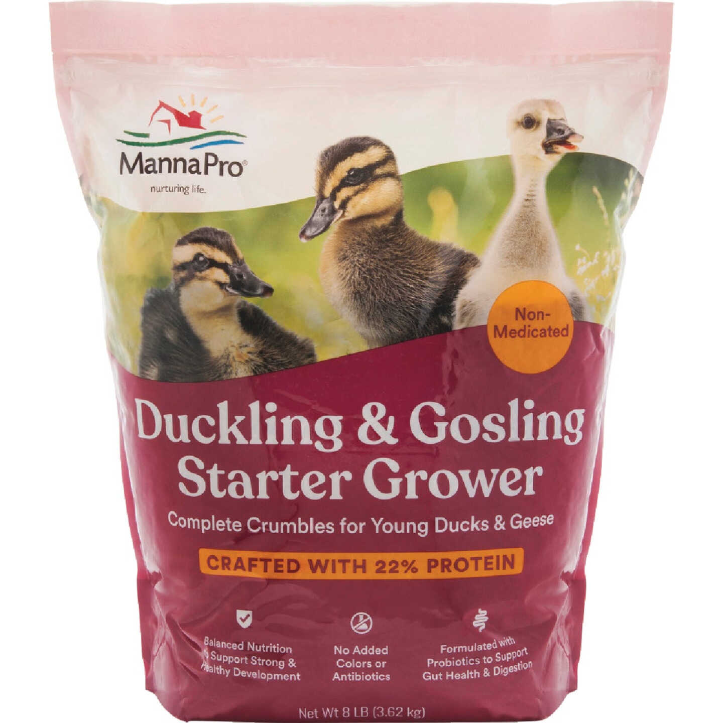 Manna Pro Duck Starter 8 Lb. Grower Crumbles Image 1