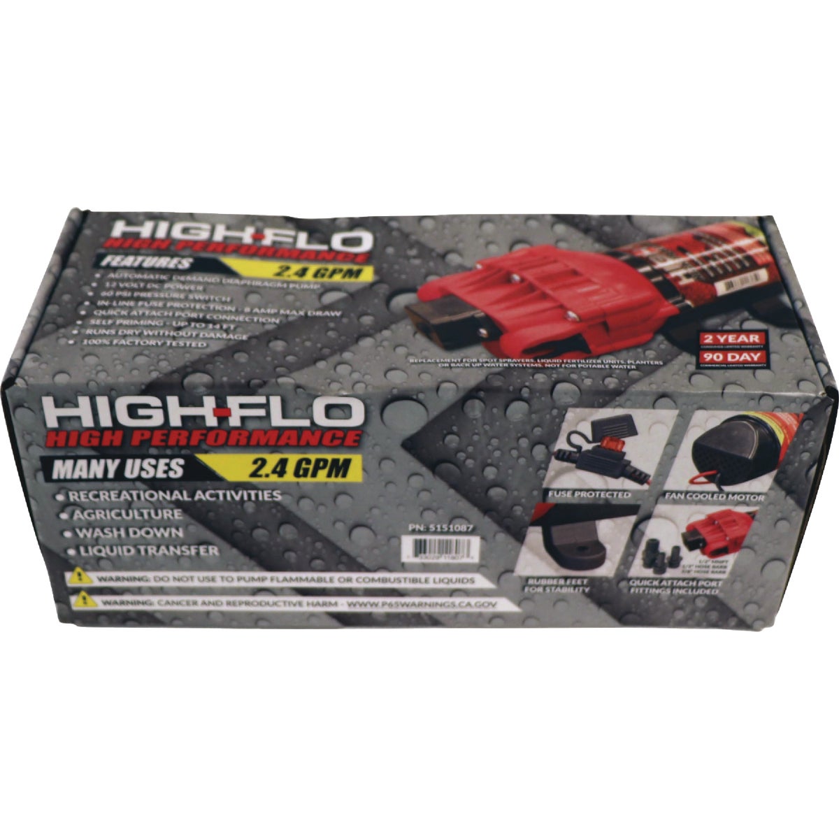 Fimco 2.4 GPM 60 psi High Flo High Performance Pump Image 2