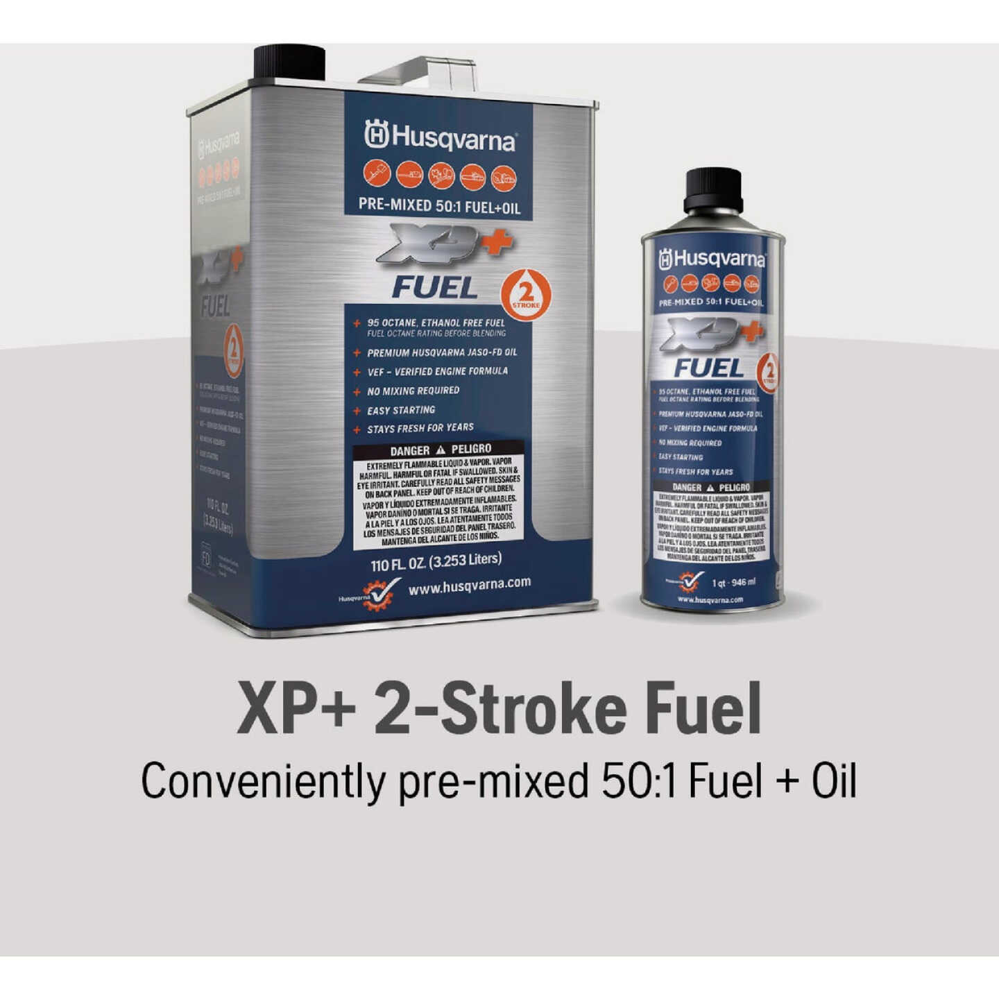 Husqvarna XP+ 1 Qt. 50:1 Fuel + Oil Pre-Mix Image 2
