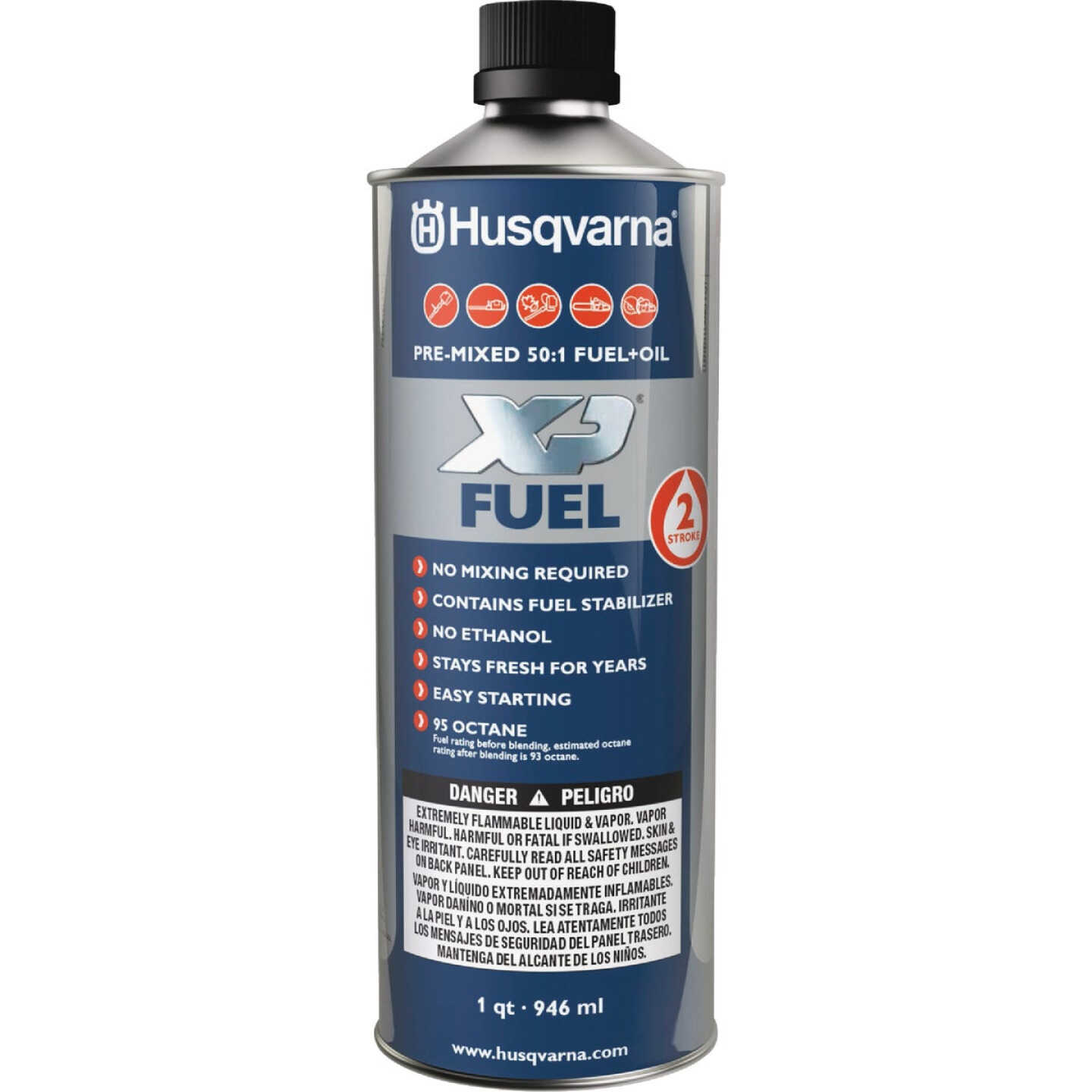Husqvarna XP+ 1 Qt. 50:1 Fuel + Oil Pre-Mix Image 1
