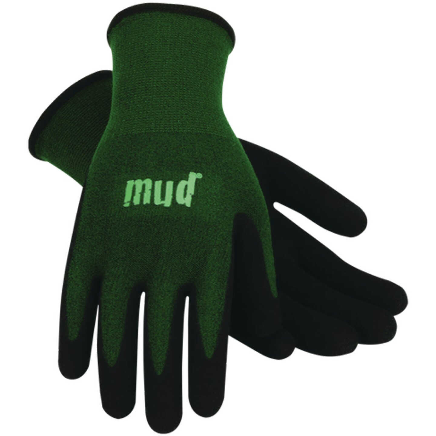 Mud Bamboo Flex Small/Medium Emerald Green Garden Glove Image 1