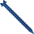 Hillman 1/4 In. x 2-1/4 In. Slotted Hex Washer Tapper Concrete Screw (15-Count) Image 1