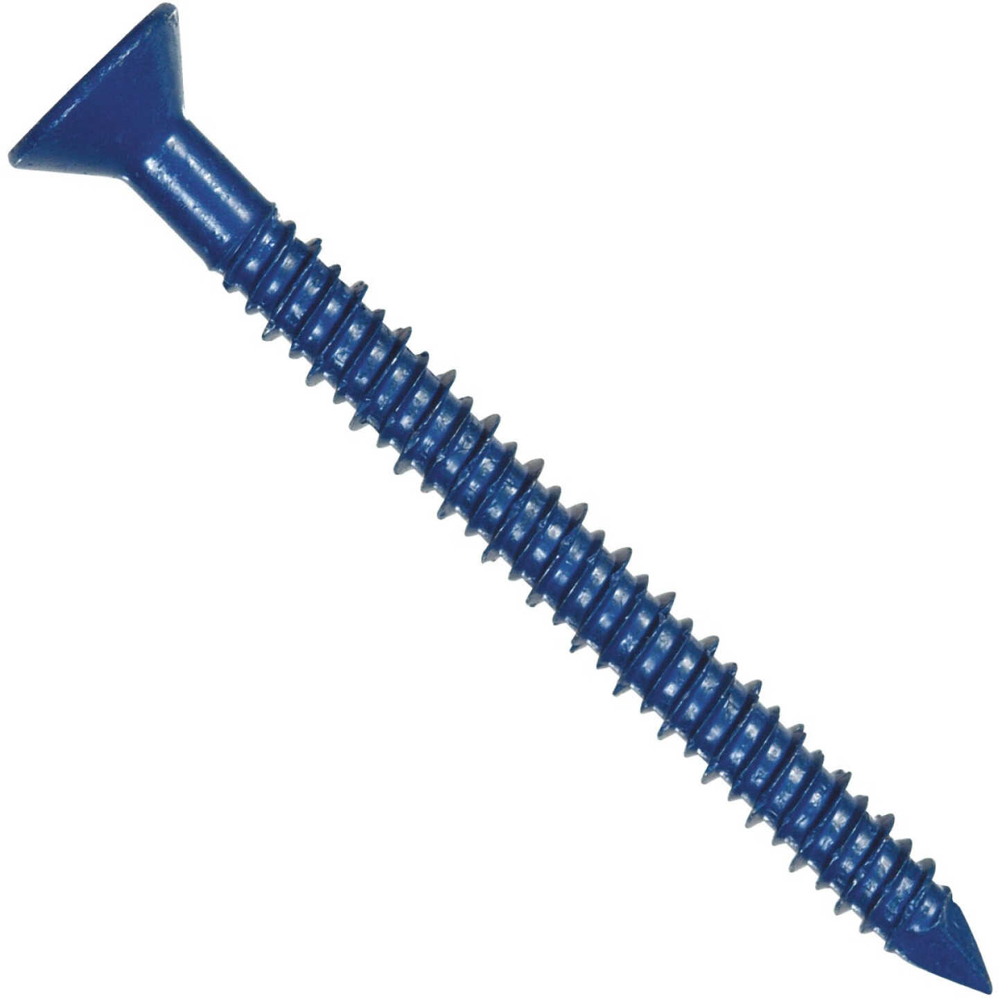 Hillman 1/4 In. x 2-1/4 In. Flat Head Tapper Concrete Screw (15-Count) Image 1