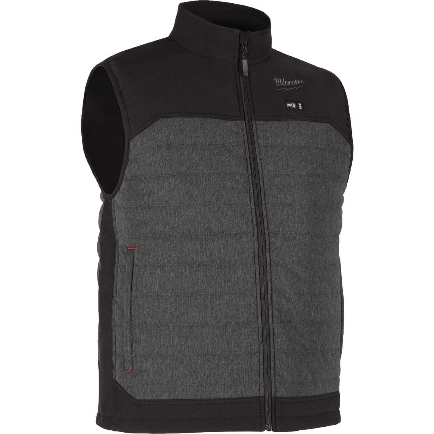 Milwaukee M12 AXIS Men's Gray Cordless Heated Vest, L Image 2