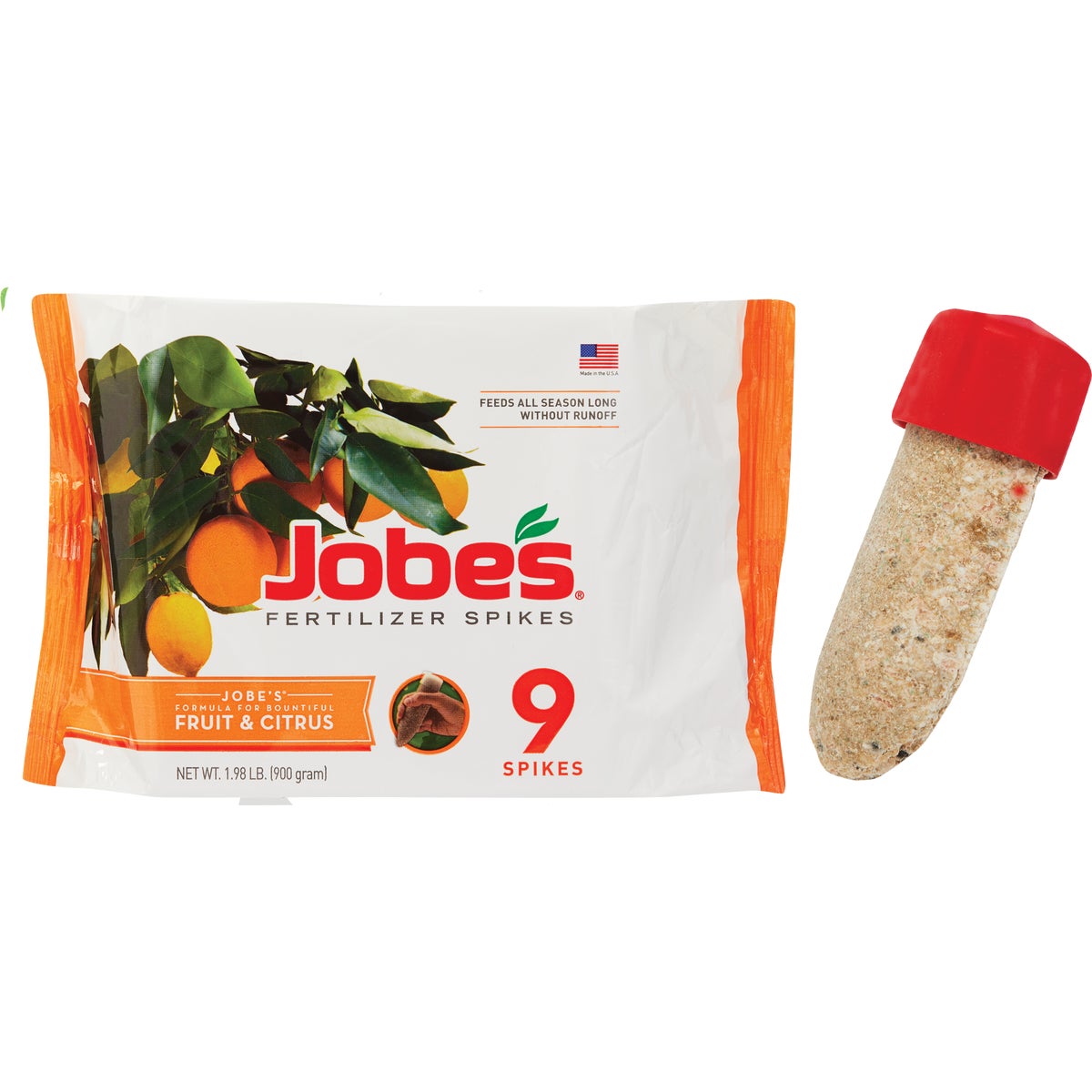 Jobe's 8-11-11 Fruit & Citrus Fertilizer Spikes (9-Pack)