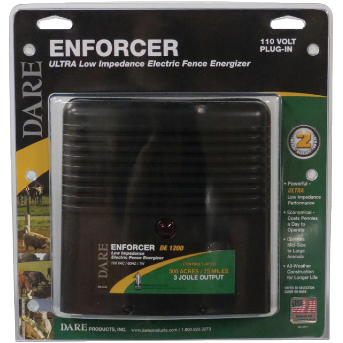 Dare Enforcer 300-Acre Electric Fence Charger Image 2
