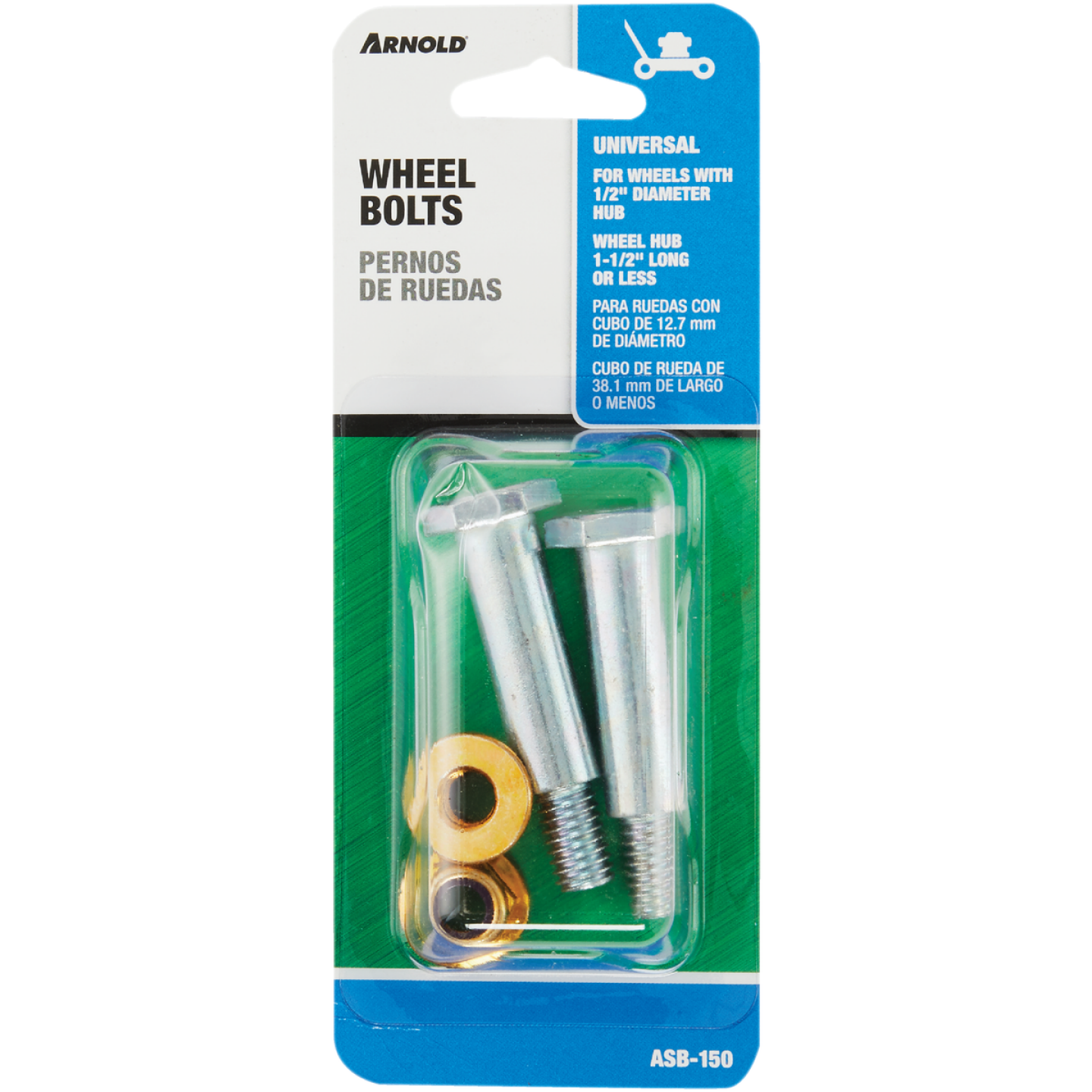 Arnold Steel Wheel Bolts (2 Count) Image 2