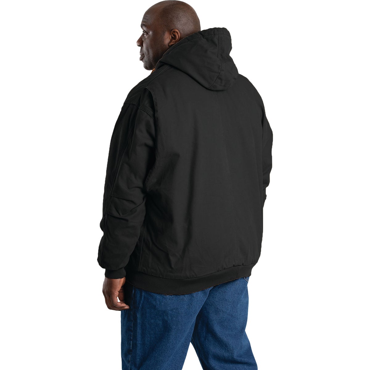 Berne Heartland Men's 2XL Black Hooded Work Jacket Image 6