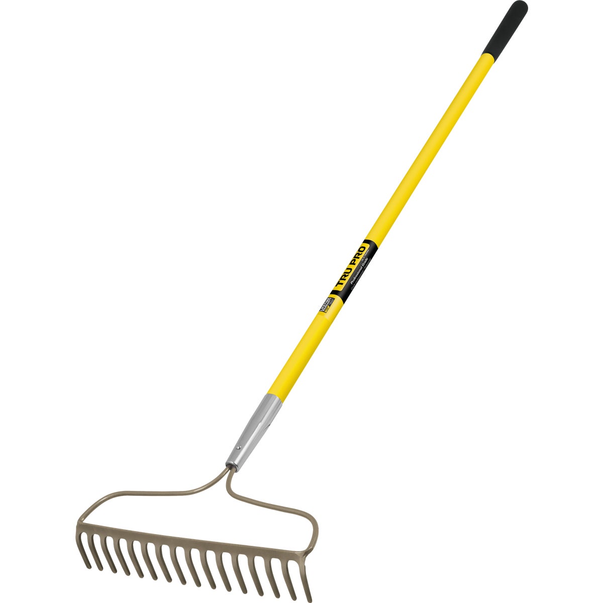 Truper Tru Pro 60 in. Forged Bow Rake, 16 tines, Fiberglass Handle