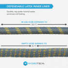 Hydrotech 5/8 In. Dia. x 100 Ft. Yellow Expandable Burst Proof Hose Image 5