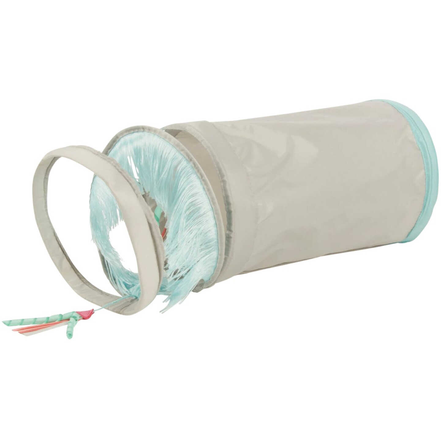 SmartyKat Fringe Frenzy Spring Tunnel Cat Toy Image 2