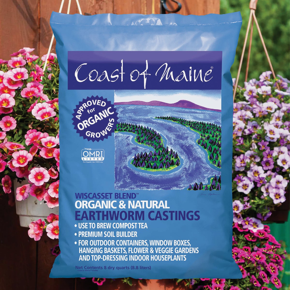 Coast of Maine Wiscasset Blend 8 Qt. Organic Earthworm Castings Image 2