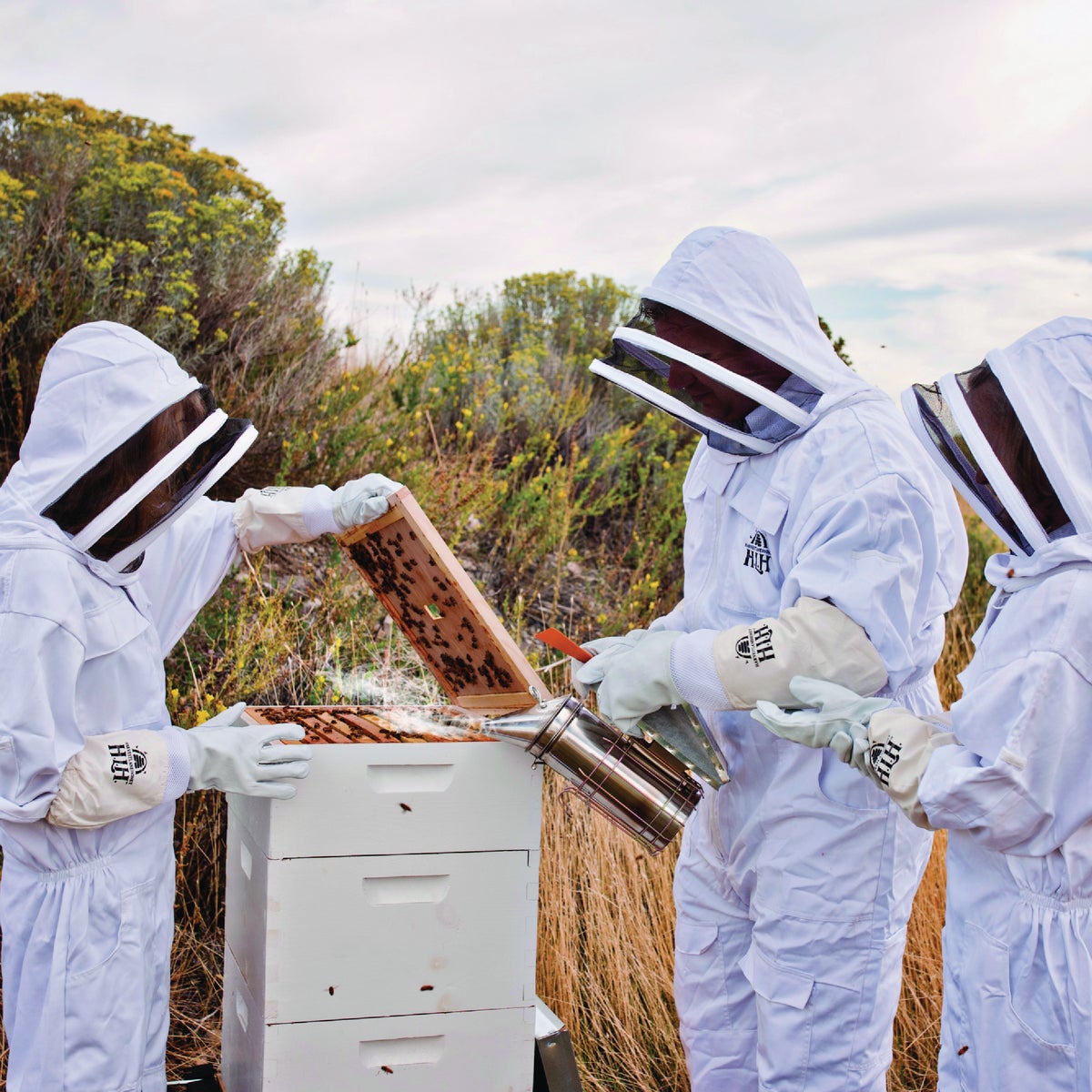 Harvest Lane Honey XL Goatskin Beekeeping Gloves Image 3