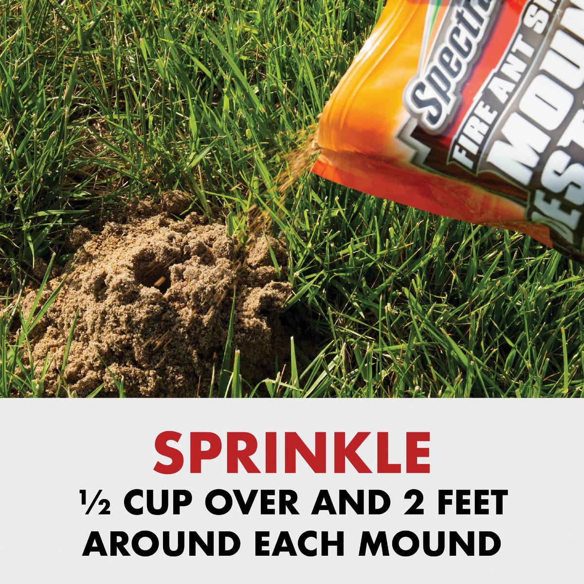 Spectracide 3.5 Lb. Ready to Use Granules Fire Ant Shield Mound Destroyer Image 5