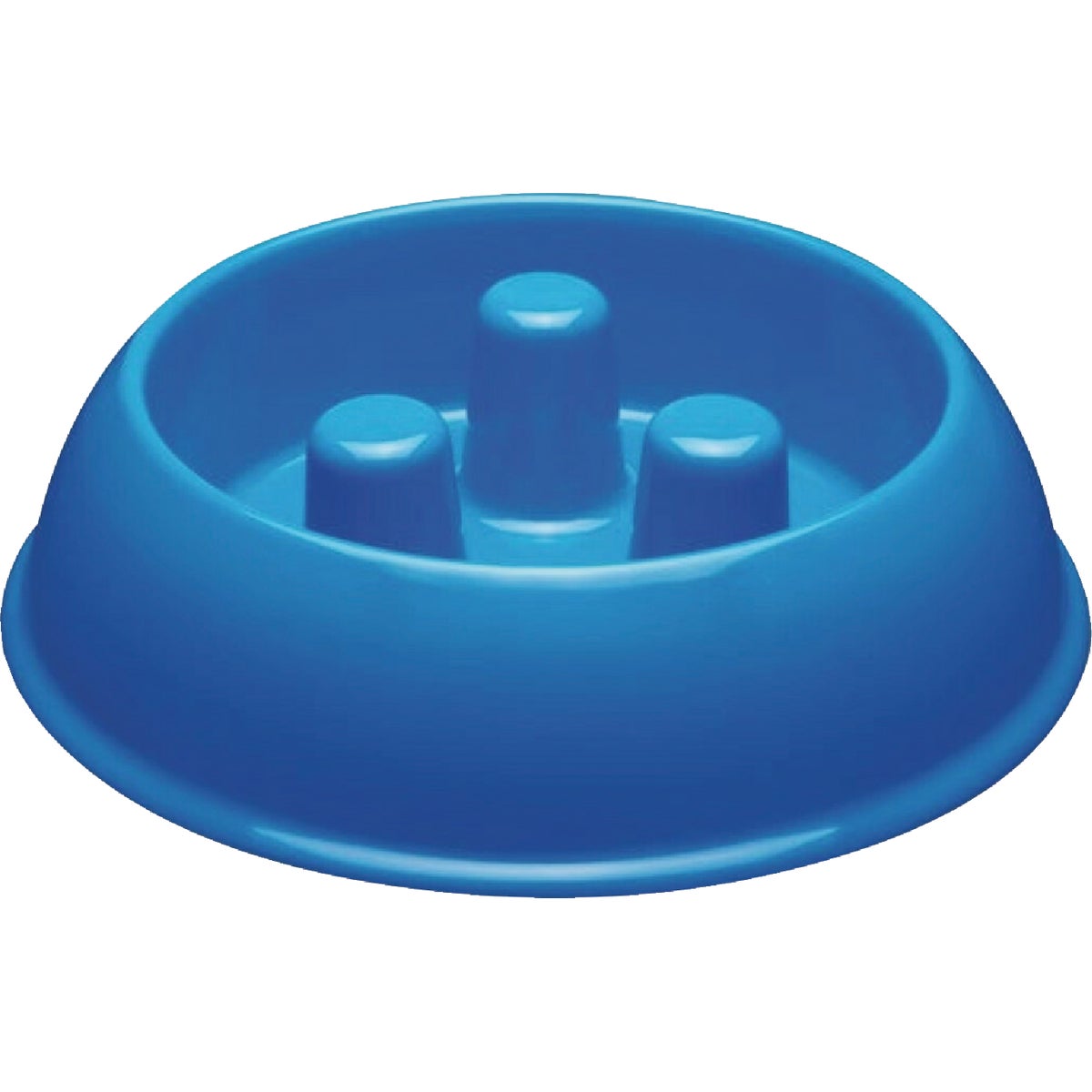 Boss Pet Pro Select 40 Oz. Blue Plastic Slow Feeder Bowl