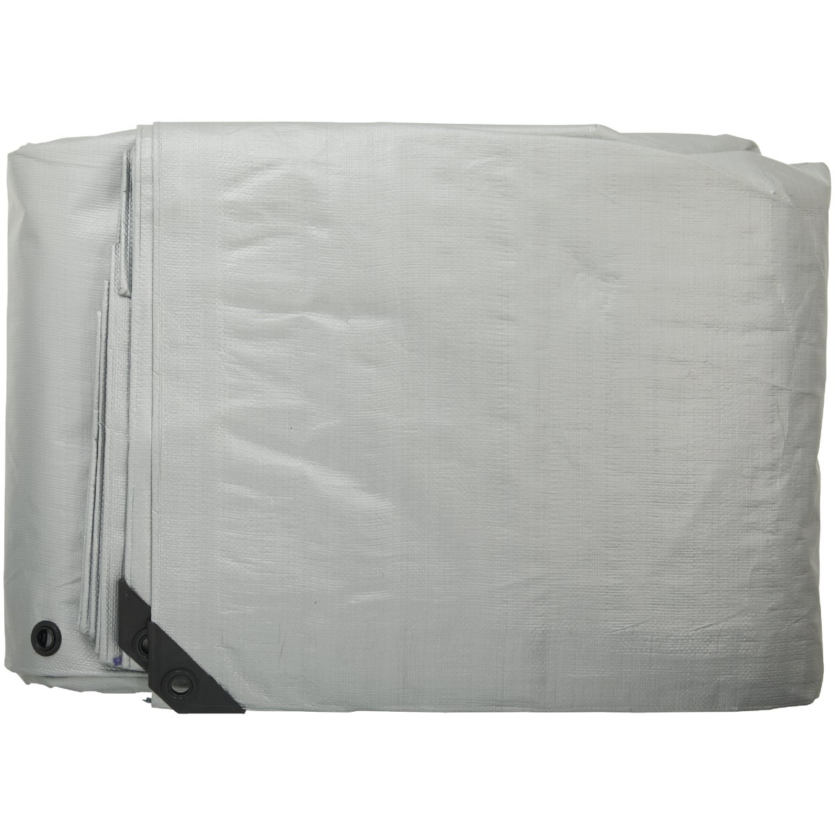 Do it Best Silver Woven 20 Ft. x 40 Ft. Heavy Duty Poly Tarp Image 2